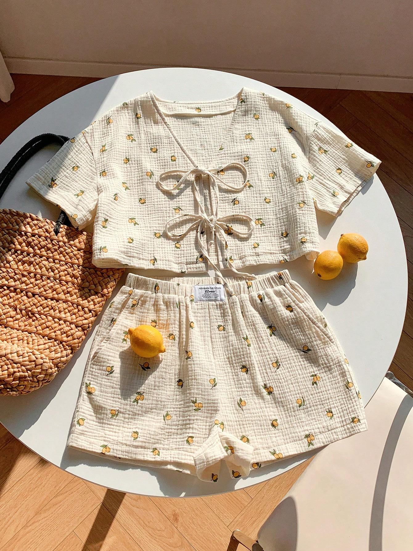 SHEIN BLUZKA SPODENKI KOMPLET S06__XS