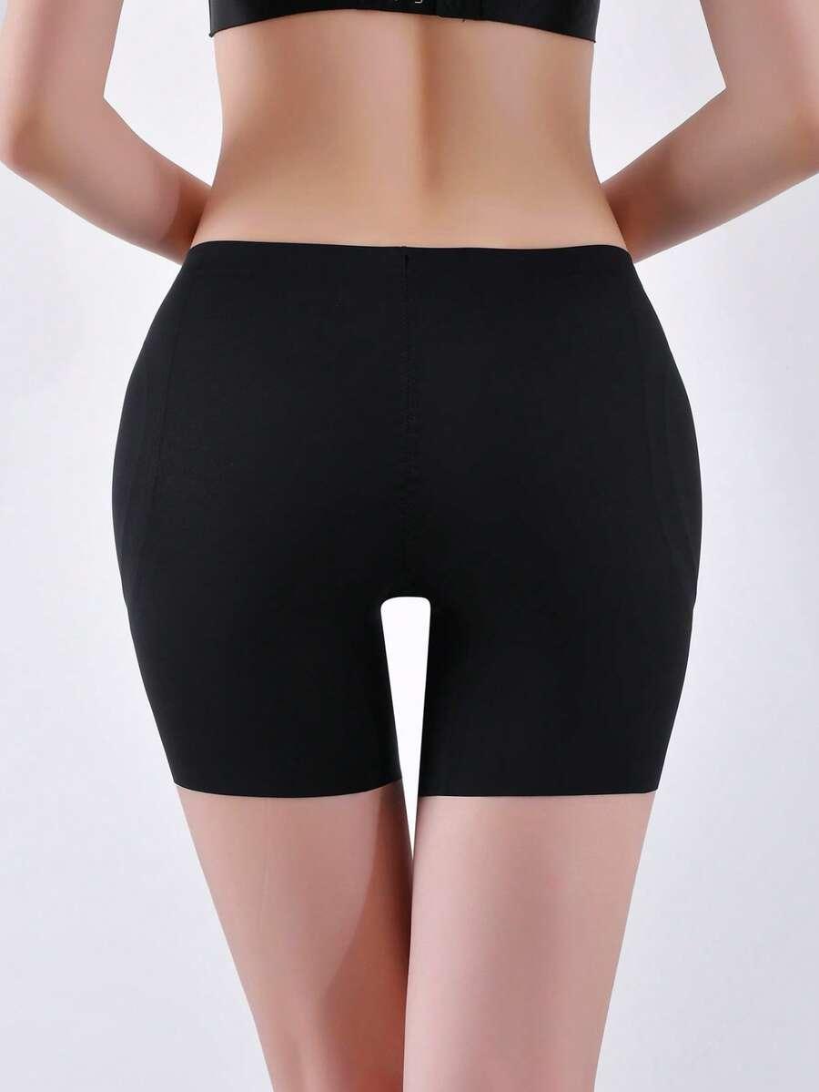 SHEIN CZARNE MODELUJĄCE SPODENKI S06__XS