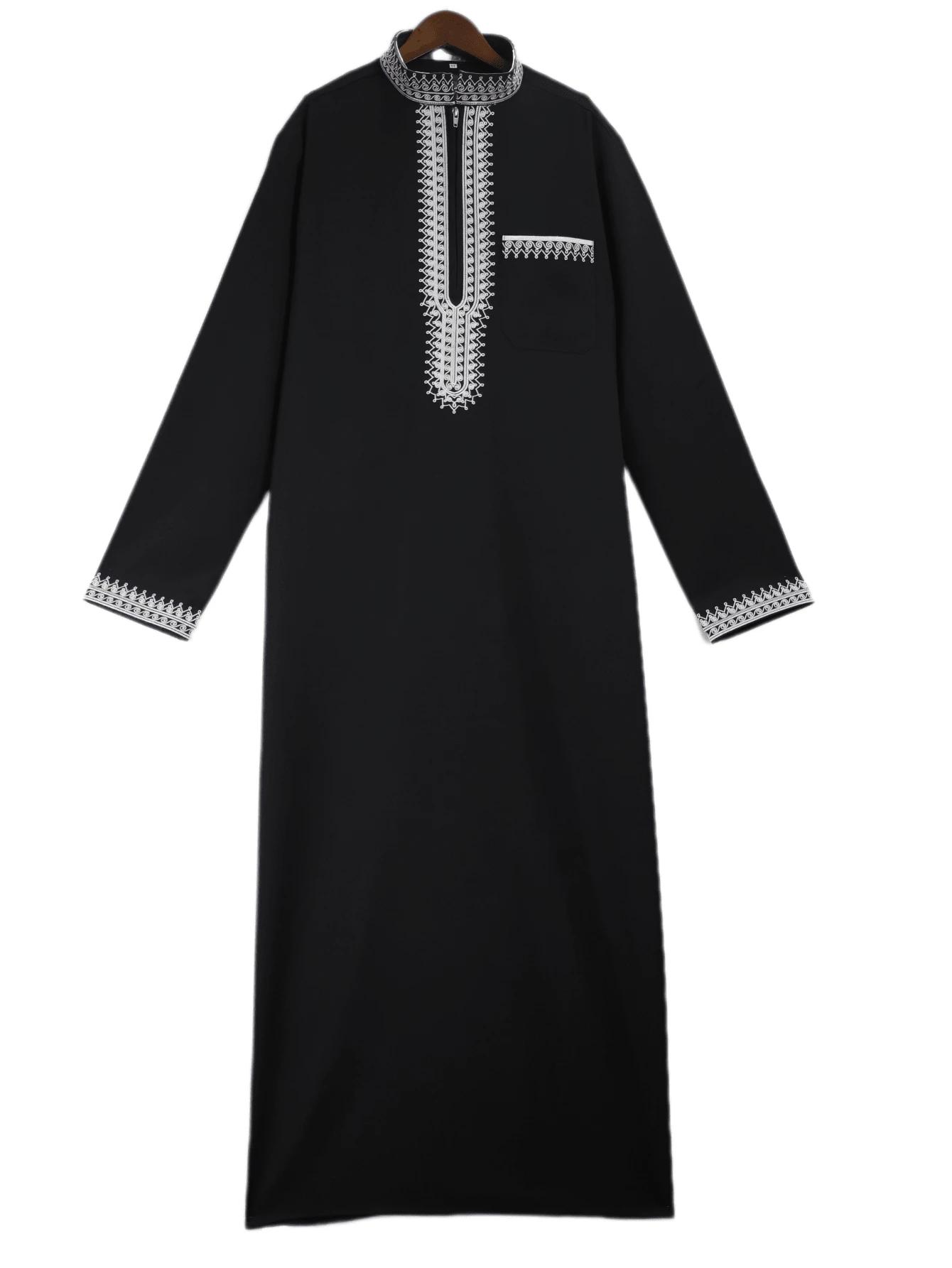 SHEIN CZARNA ABAJA DŁUGI RĘKAW PK01__L