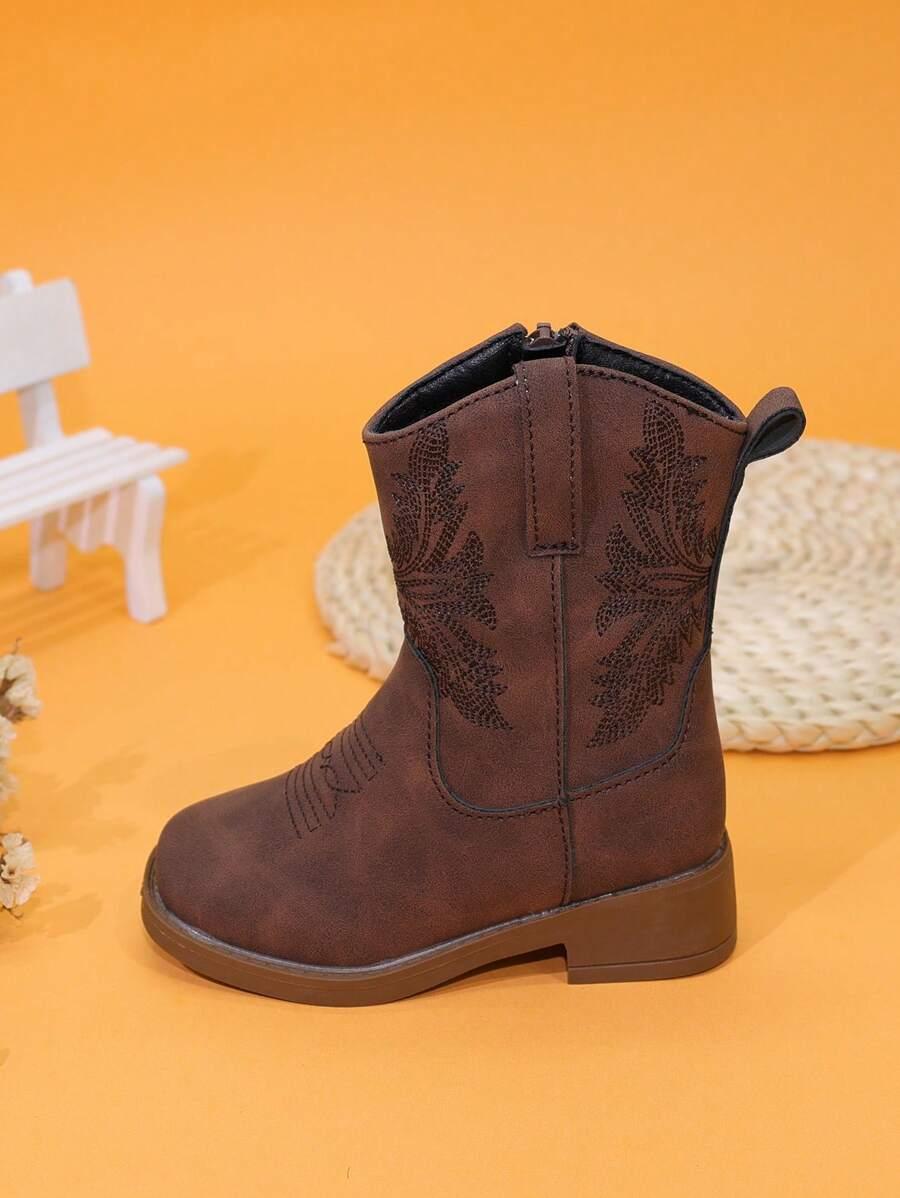 SHEIN BRĄZOWE BOTKI ZAMEK W01__31