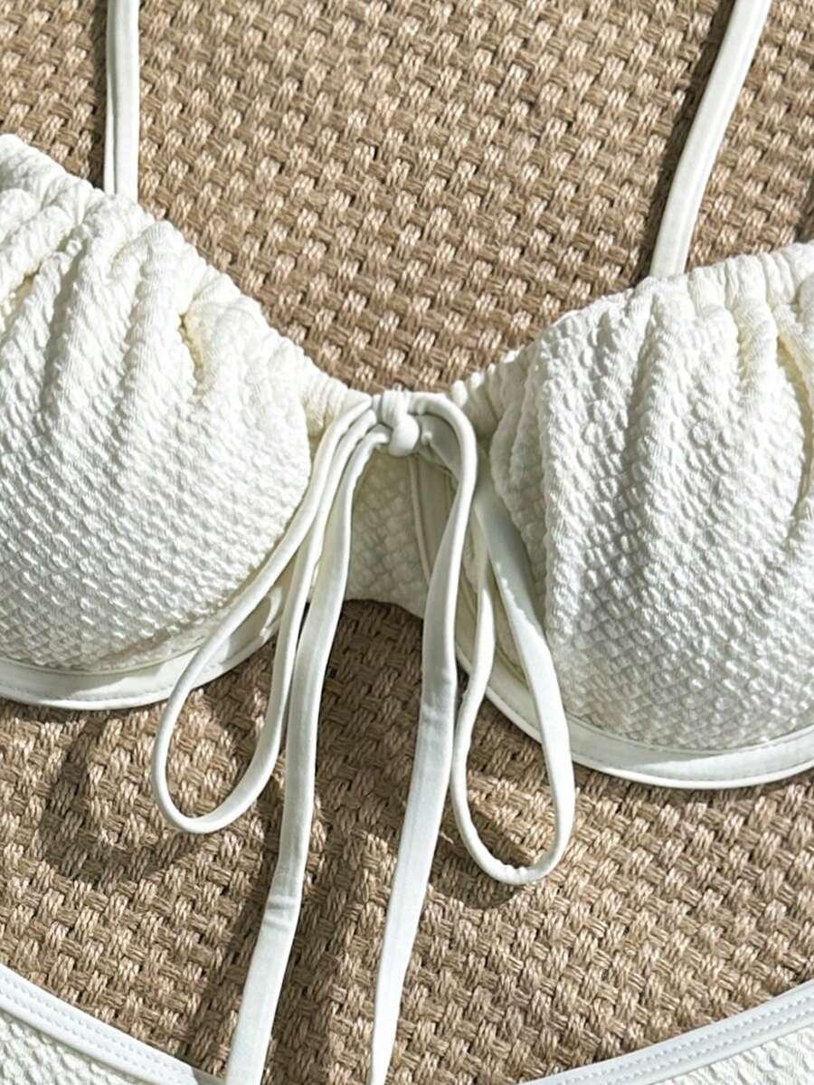 SWIM MOD KREMOWY DWUCZĘŚCIOWY STRÓJ KĄPIELOWY S09__XXS