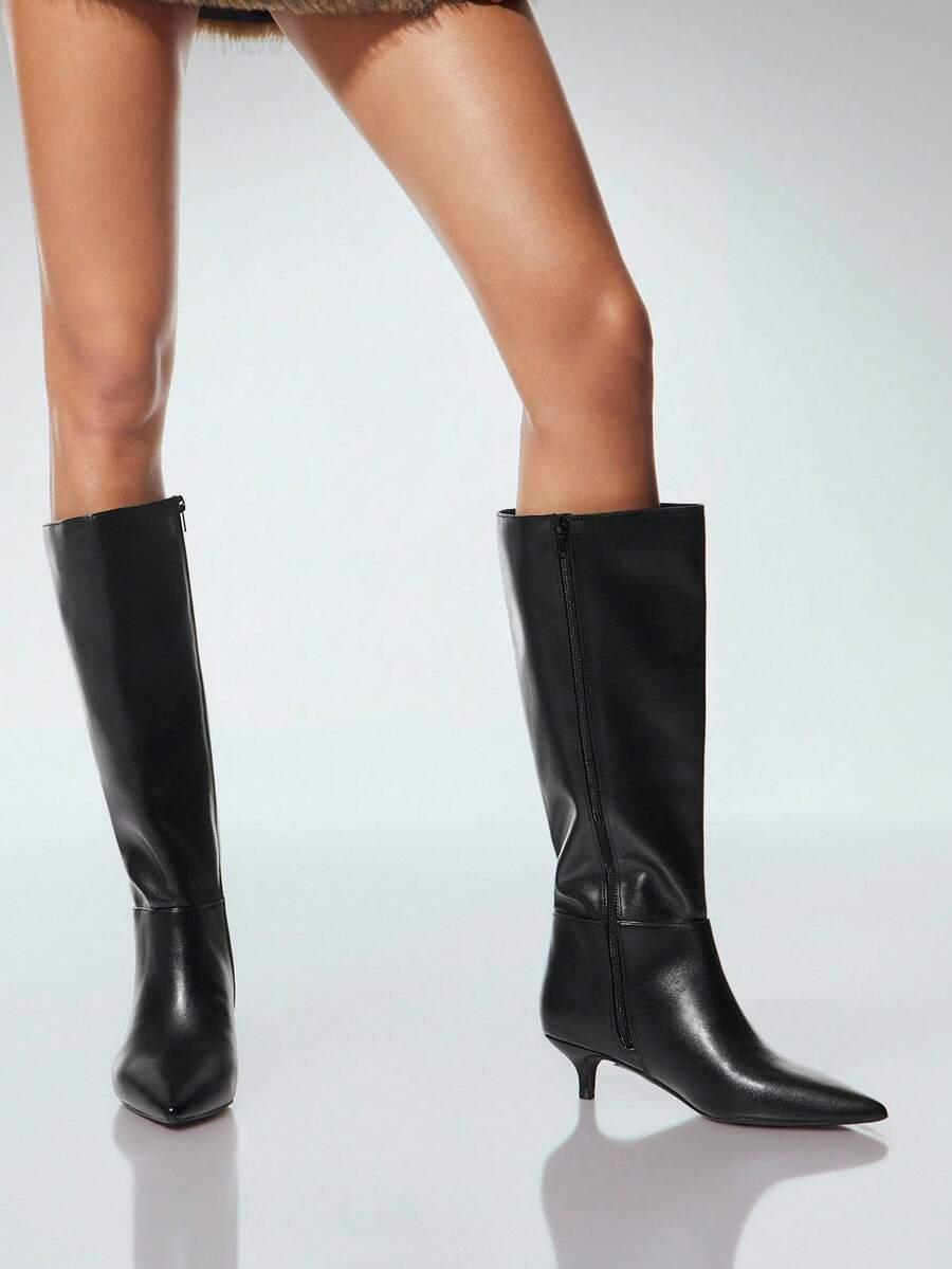 SHEIN CZARNE KOZAKI OBCAS W01__39,5