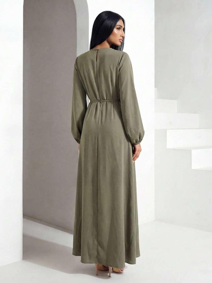 VEILORIE ZIELONA MAXI SUKIENKA S06__M