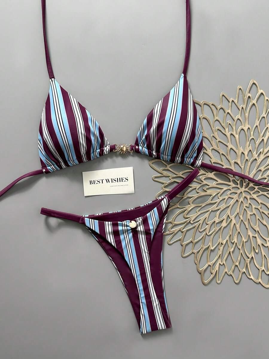 SHEIN DWUCZĘŚCIOWY STRÓJ KĄPIELOWY S09__M