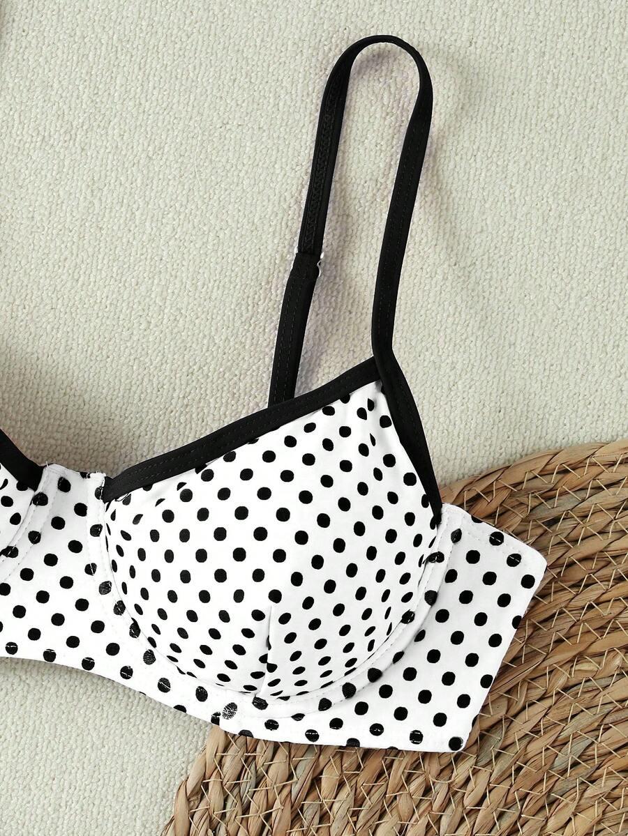 SHEIN DWUCZĘŚCIOWY STRÓJ KĄPIELOWY S09__L