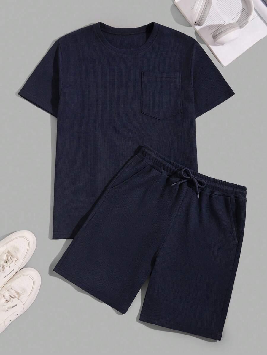 SHEIN BLUZKA SPODENKI KOMPLET S06__L