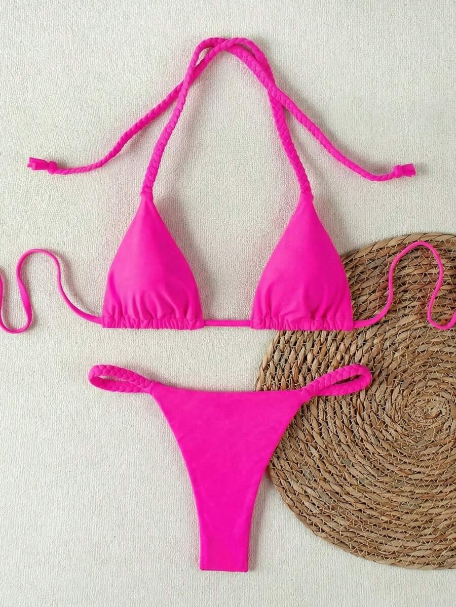 SHEIN RÓŻOWY DÓŁ OD BIKINI S09__S