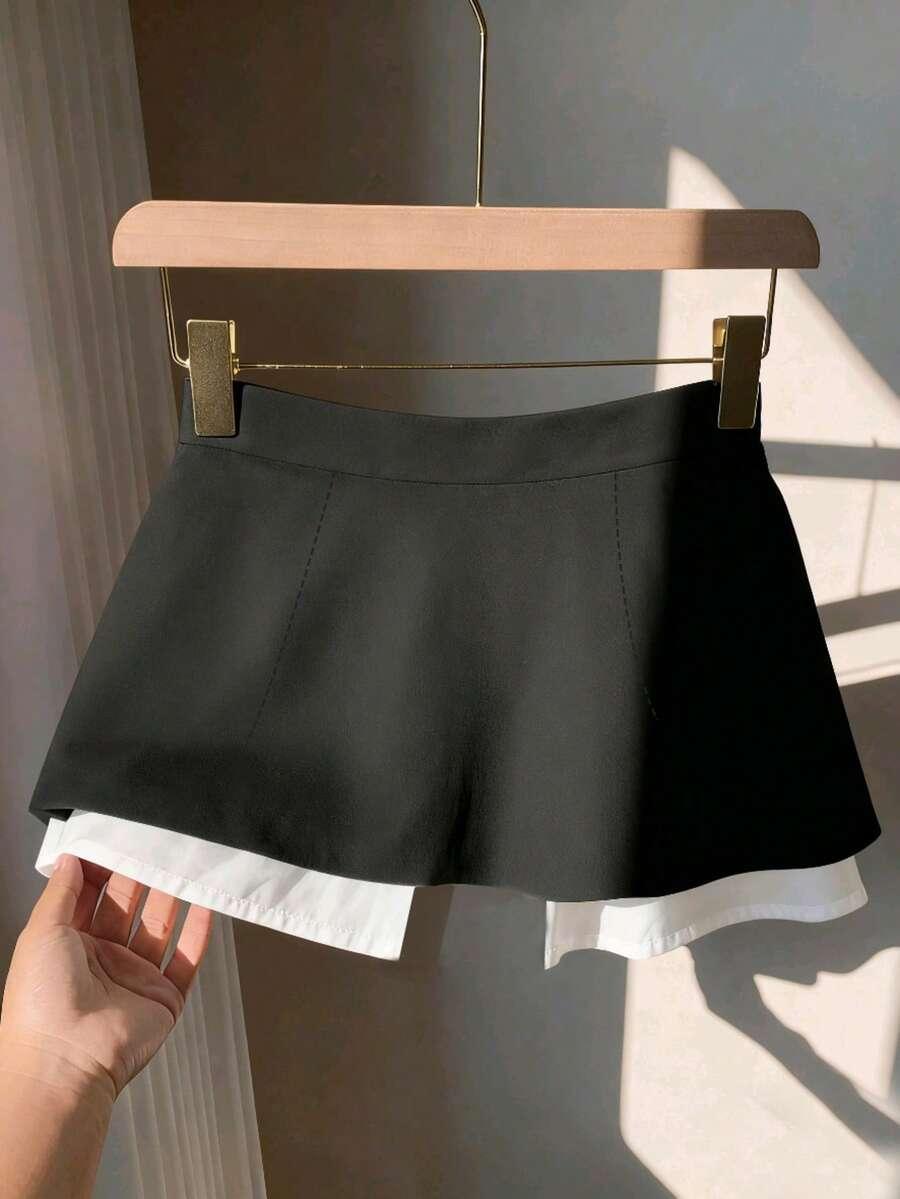SHEIN CZARNE KRÓTKIE SPODENKI S06__XS