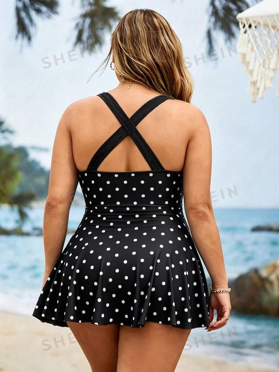 SWIM LUSHOIRE DWUCZĘŚCIOWY STRÓJ KĄPIELOWY GROSZKI S09__52
