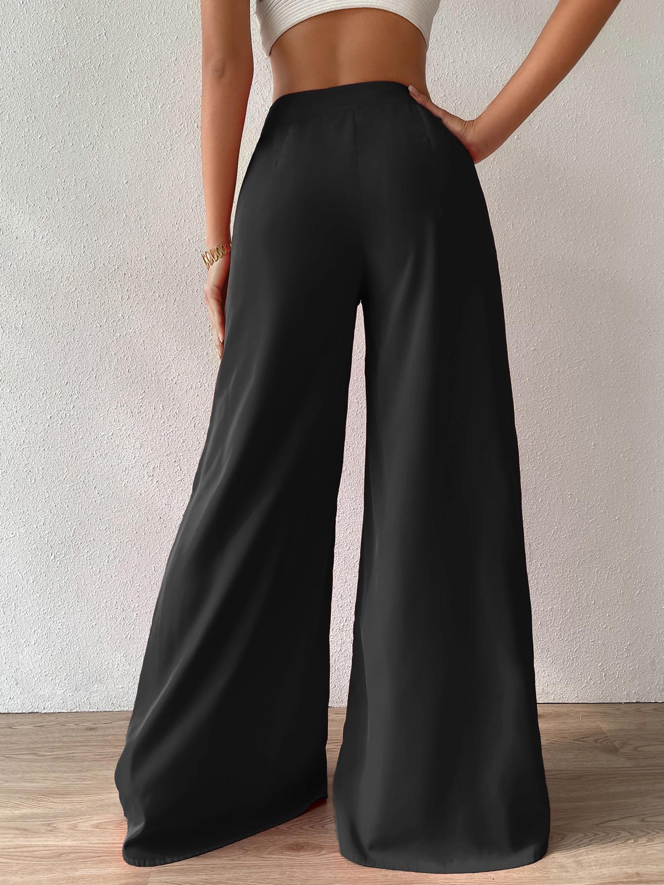 SHEIN CZARNE SPODNIE CASUAL S06__M