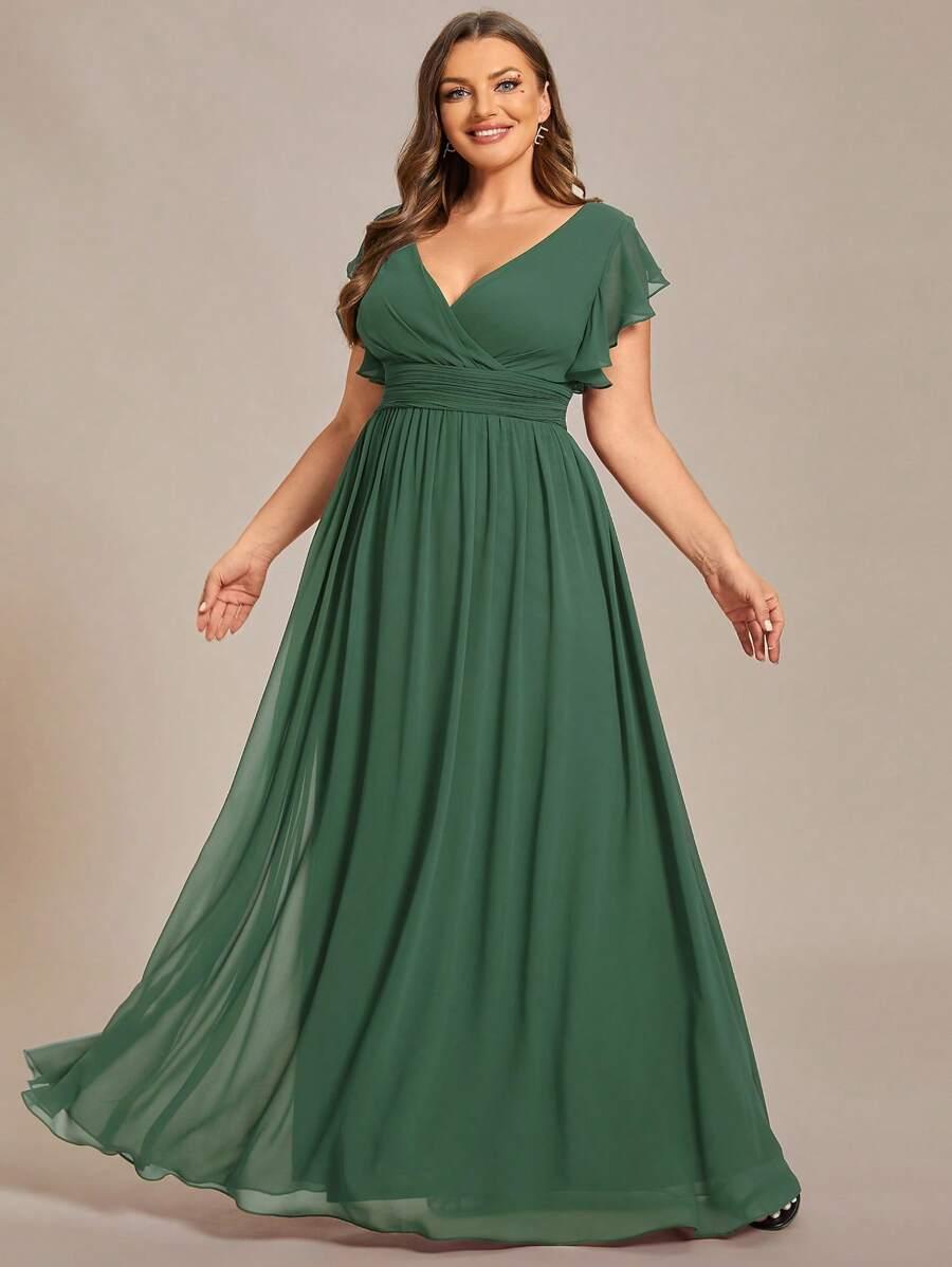 SHEIN ZIELONA MAXI SUKIENKA S06__50