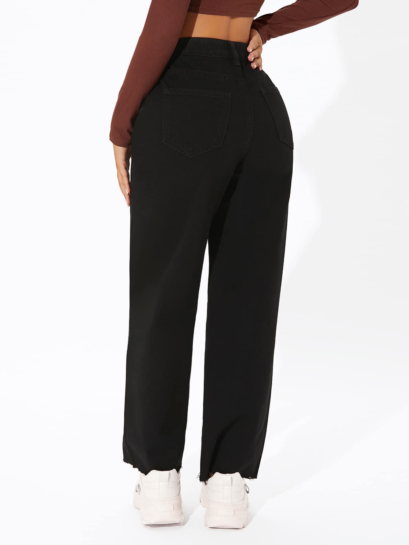 SHEIN CZARNE SPODNIE JEANS S06__M