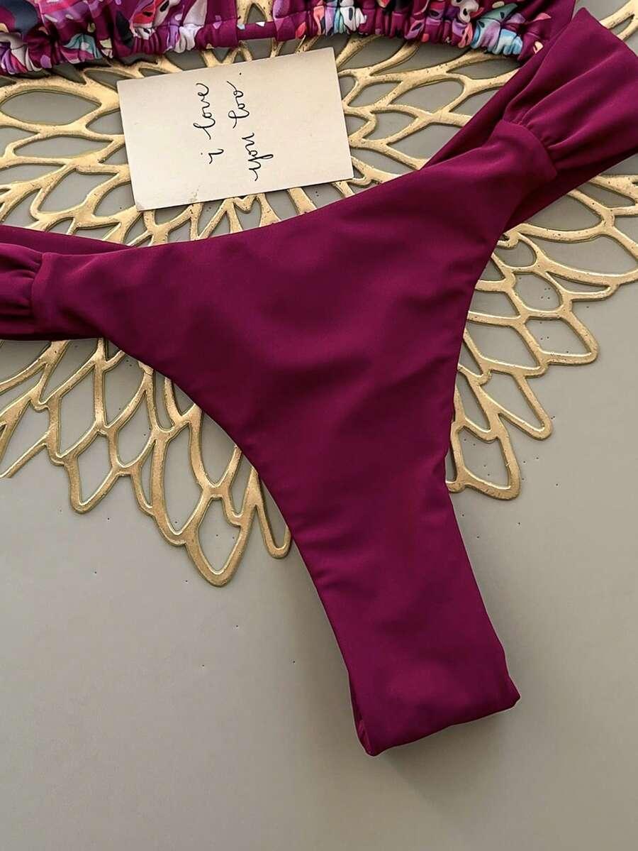 SHEIN DWUCZĘŚCIOWY STRÓJ KĄPIELOWY S09__M