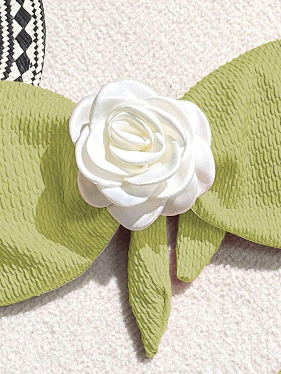 SHEIN DWUCZĘŚCIOWY STRÓJ KĄPIELOWY S09__XS