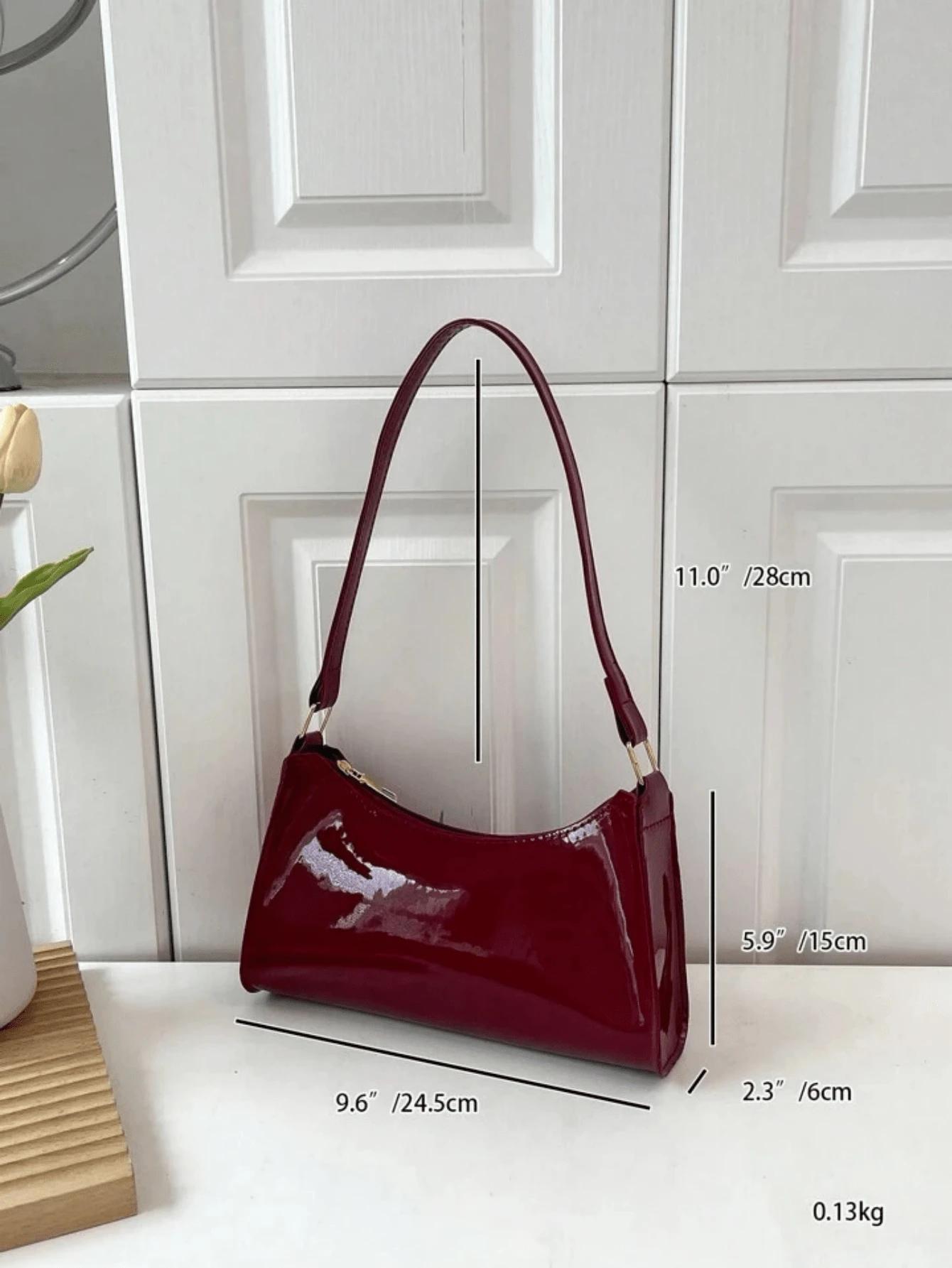 SHEIN MAŁA TOREBKA POŁYSK S07__24,5X15CM