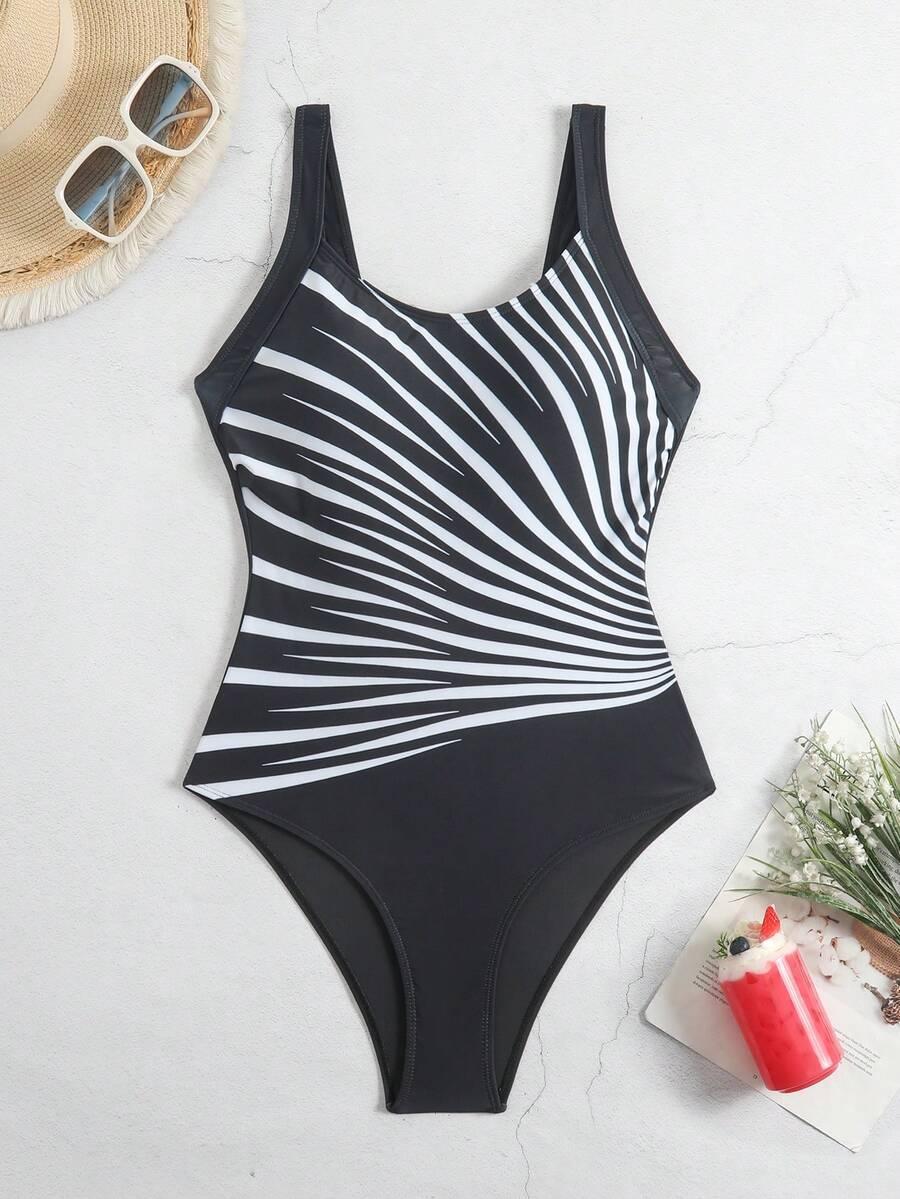 SHEIN JEDNOCZĘŚCIOWY STRÓJ KĄPIELOWY S09__XL