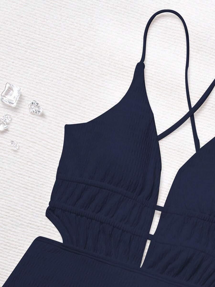 SHEIN JEDNOCZĘŚCIOWY STRÓJ KĄPIELOWY S09__S
