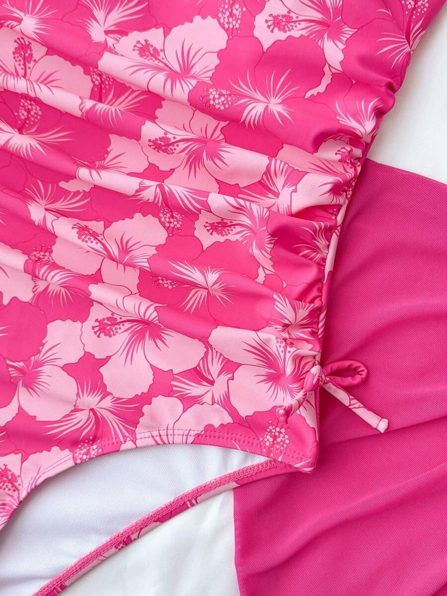 SHEIN JEDNOCZĘŚCIOWY STRÓJ KĄPIELOWY SARONG KOMPLET S09__166/170