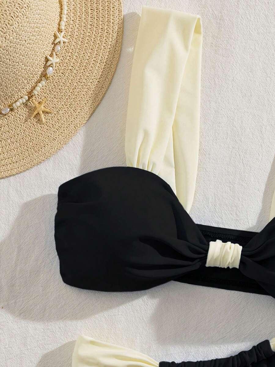 SHEIN DWUCZĘŚCIOWY STRÓJ KĄPIELOWY S09__S