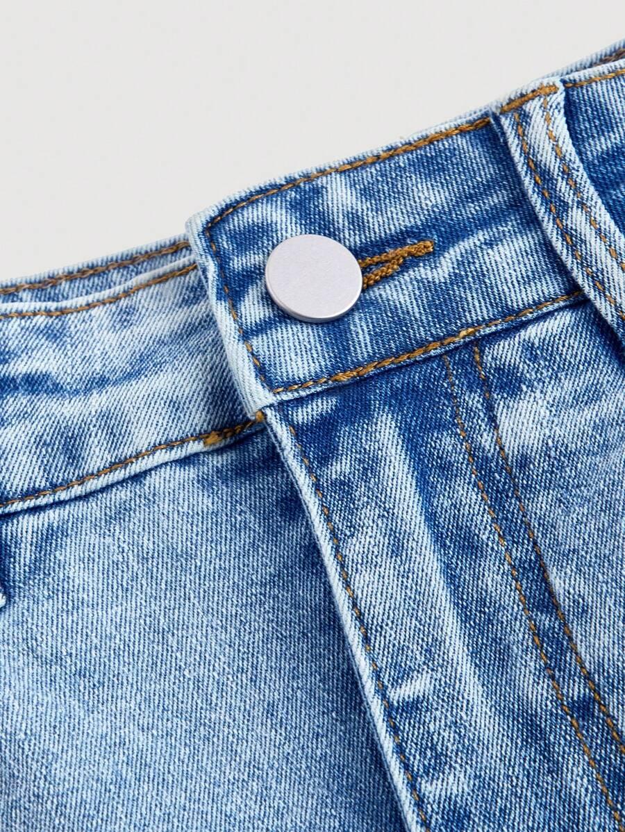 SHEIN SPÓDNICA JEANS CASUAL S09__M