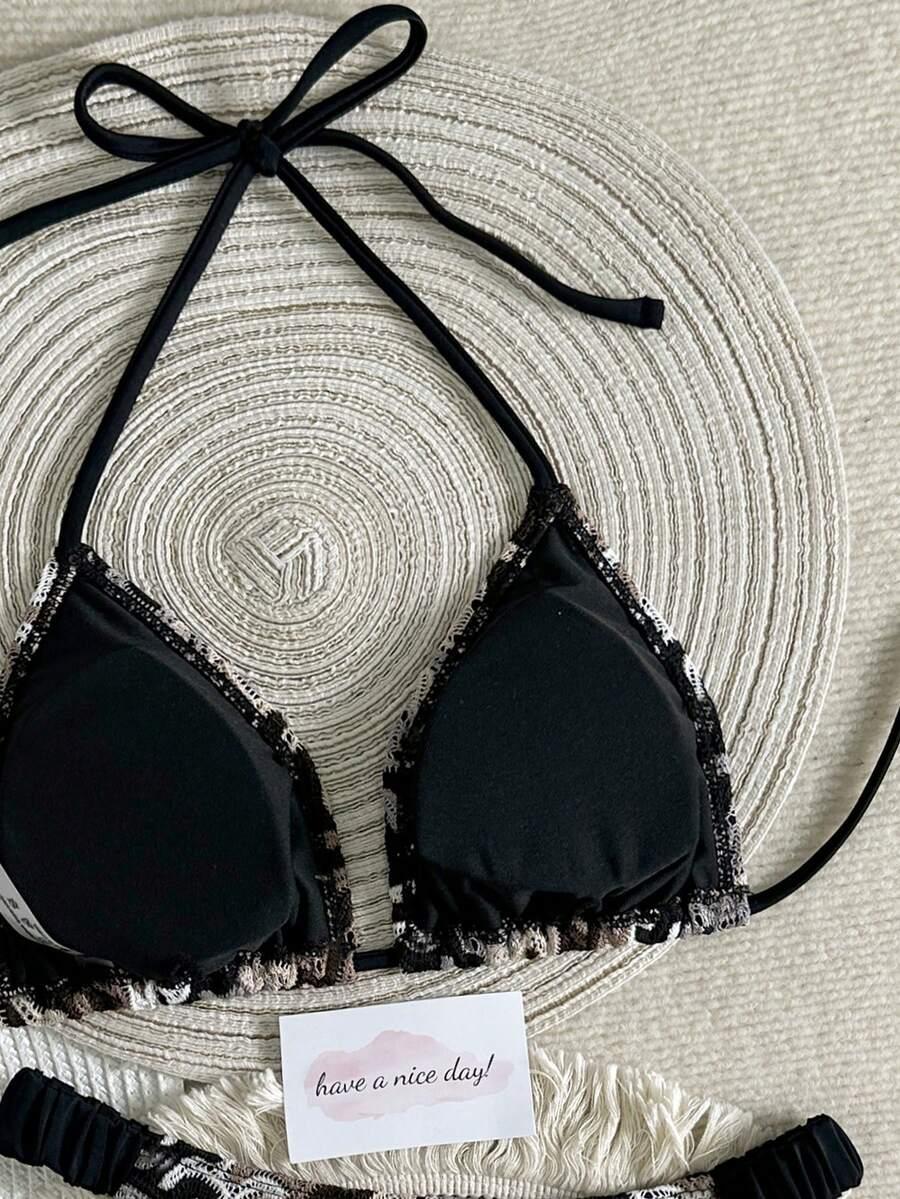 SHEIN DWUCZĘŚCIOWY STRÓJ KĄPIELOWY S09__XL