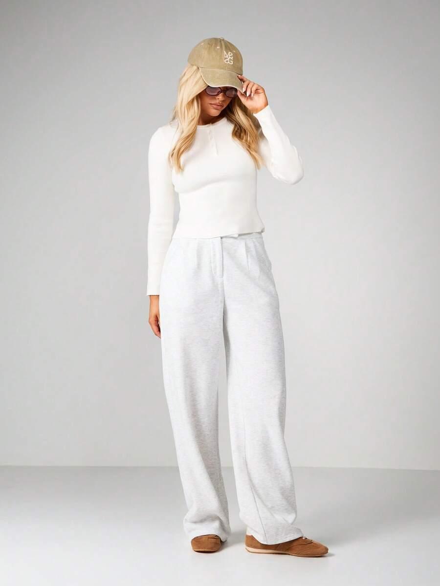 MISSGUIDED SZARE SPODNIE DRESOWE S06__S