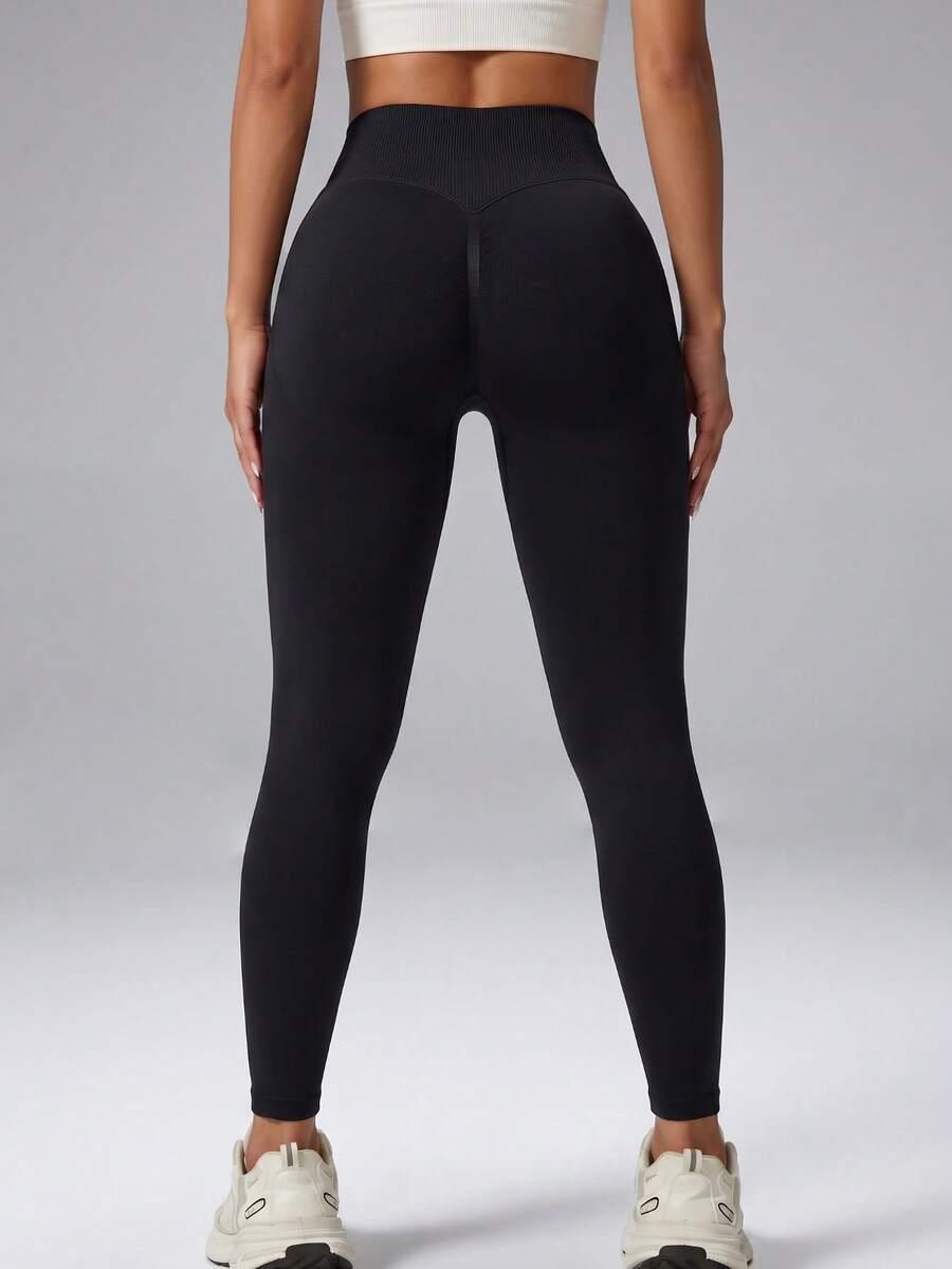 FWH CZARNE LEGGINSY WYSOKI STAN PK01__XL