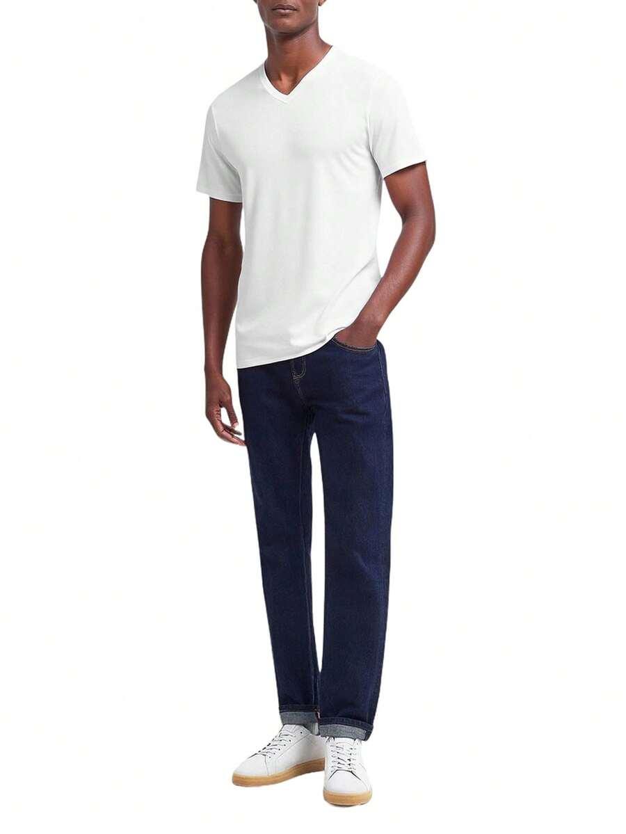 CALVIN KLEIN BIAŁY T-SHIRT 3-PACK S06__M