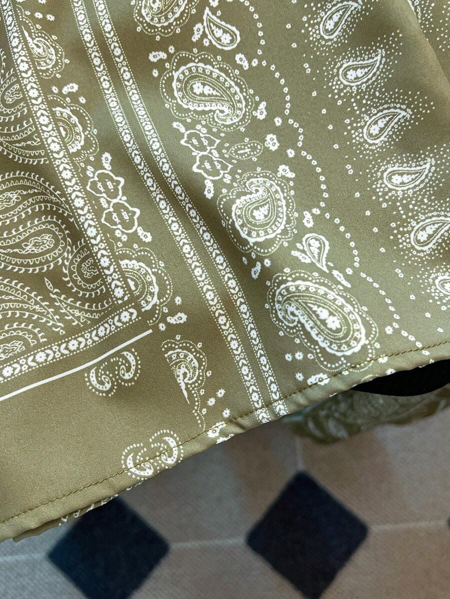 SHEIN ZIELONE SPODNIE SZEROKI NOGAWKI S06__XL