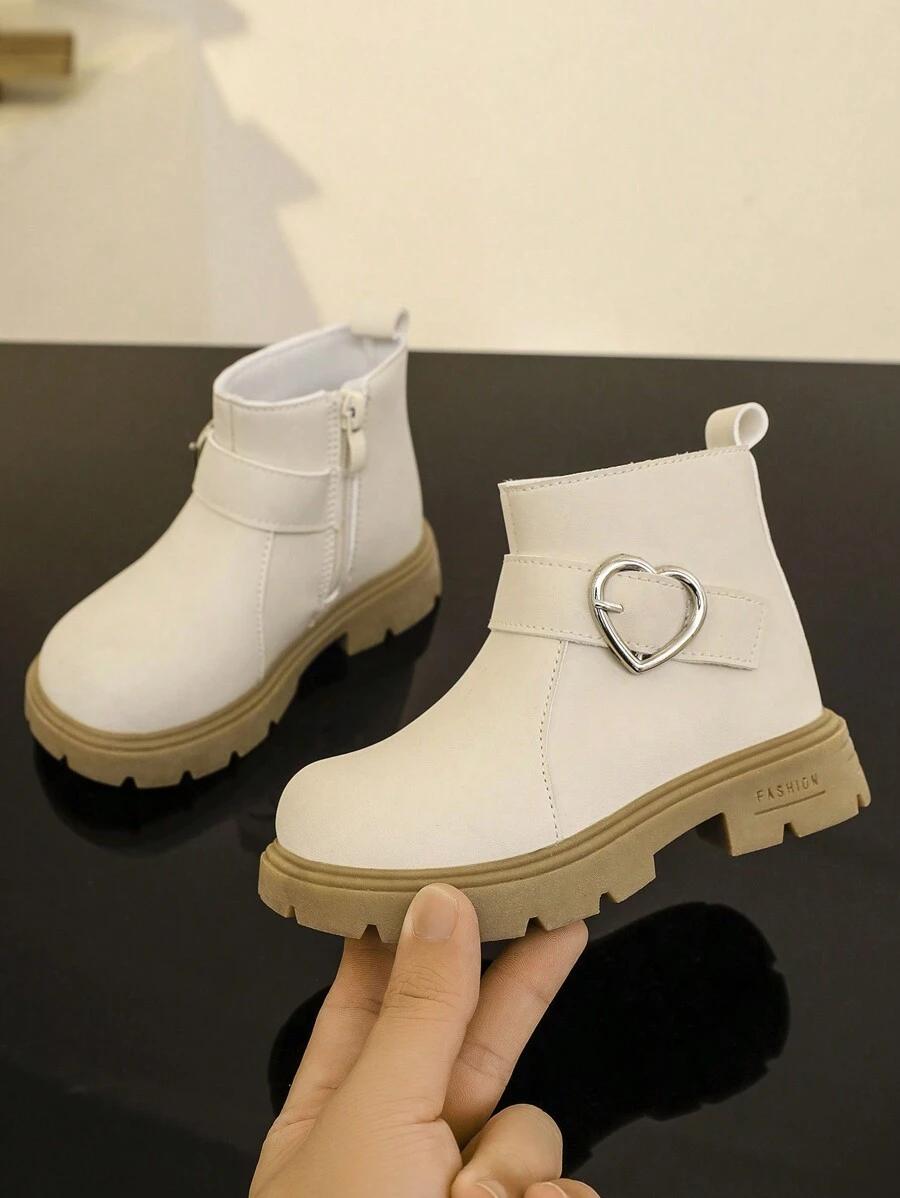 SHEIN BEŻOWE BOTKI ZAMEK W01__35