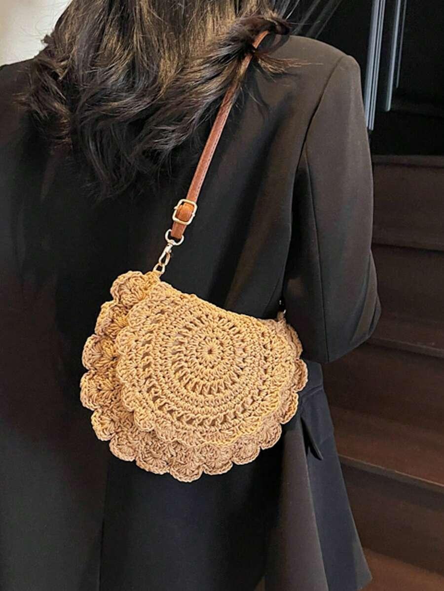 SHEIN BRĄZOWA TOREBKA NA RAMIĘ S07__23X17