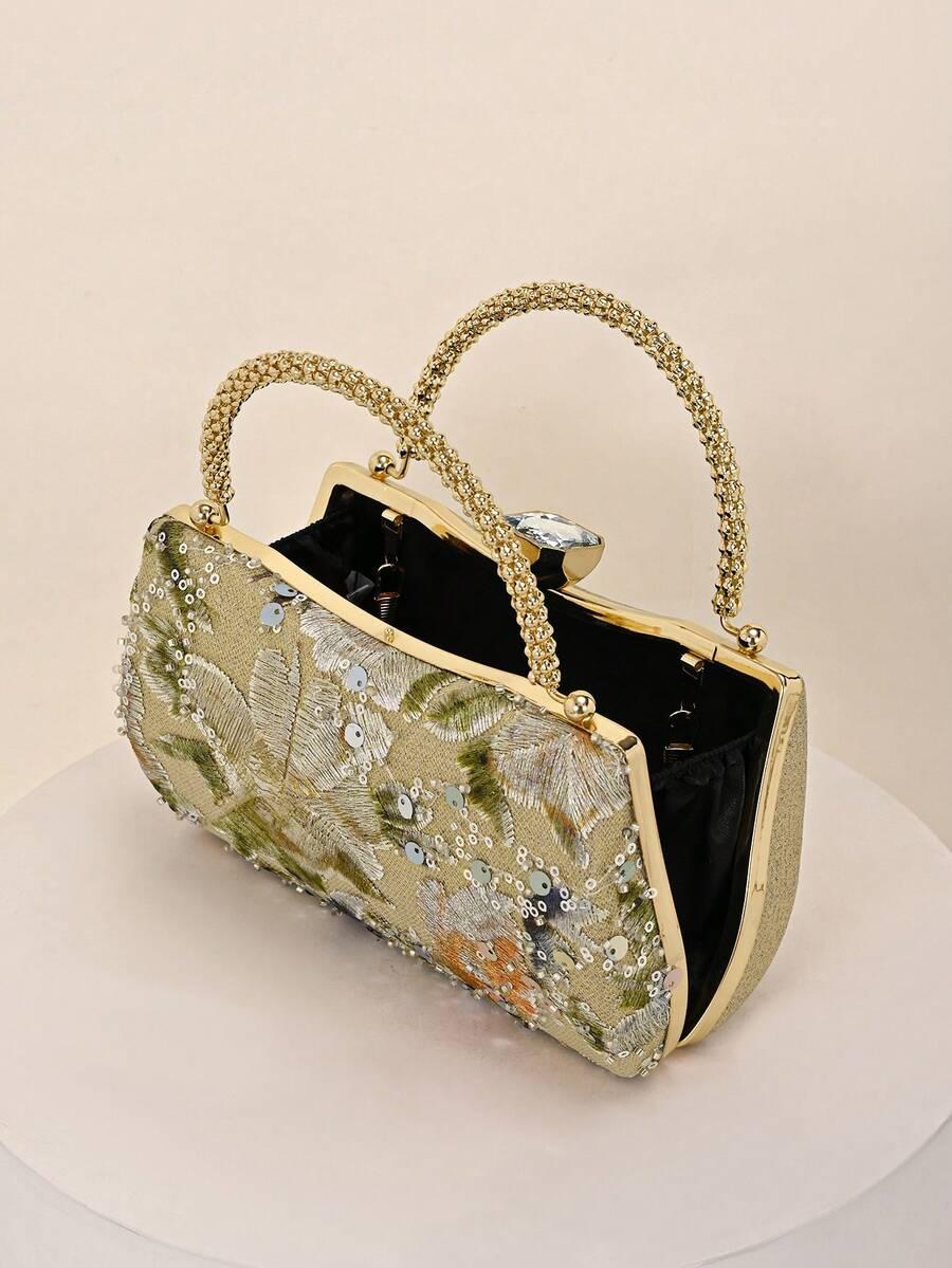 SHEIN TOREBKA ZDOBIENIE CEKINY S07__19X11CM