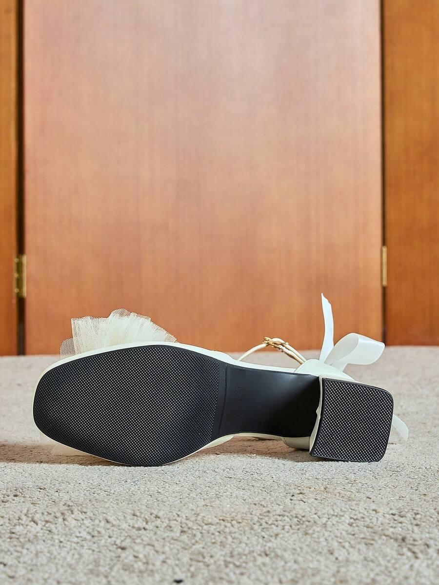 SHEIN KREMOWE CZÓŁENKA KOKARDA S06__38