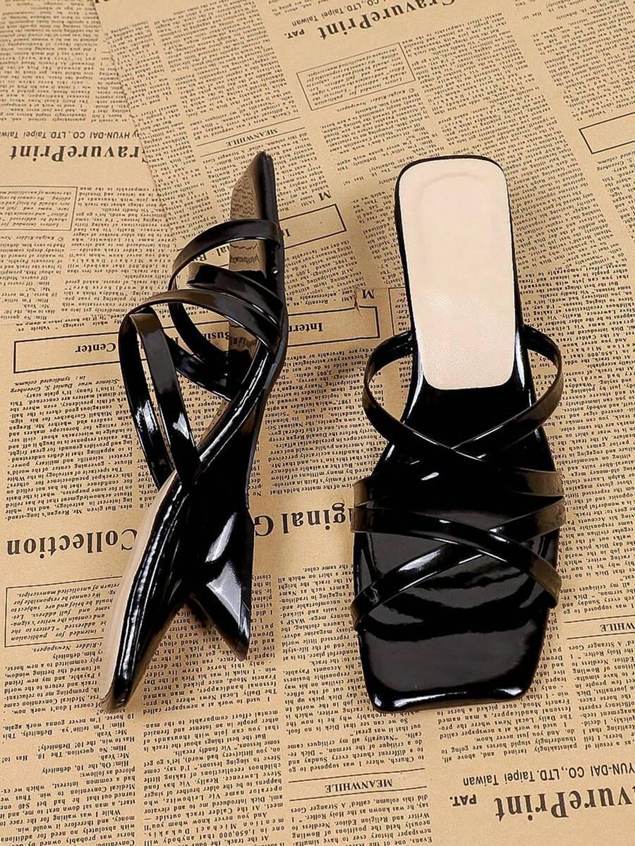 SHEIN CZARNE KLAPKI OBCAS S06__38