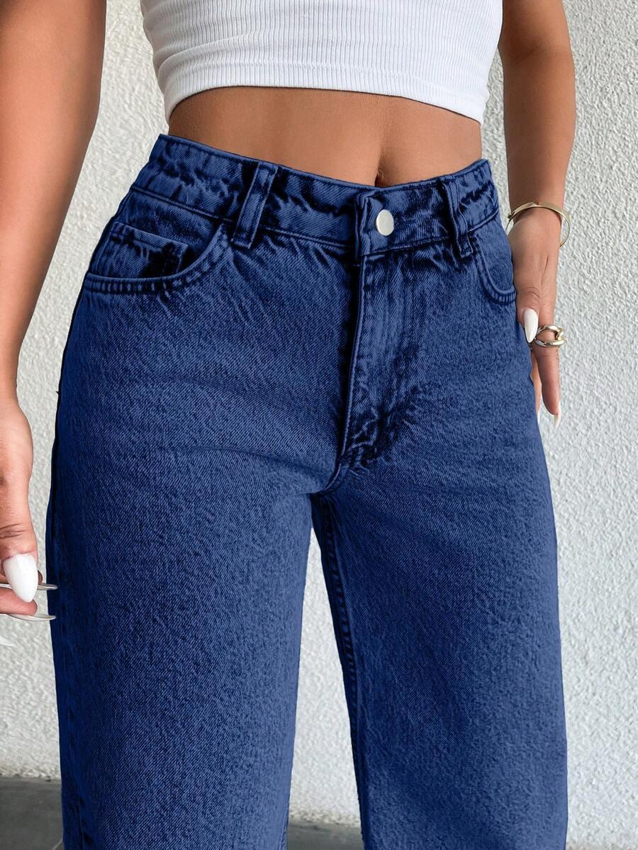 SHEIN NIEBIESKIE SPODNIE JEANS S06__XXS