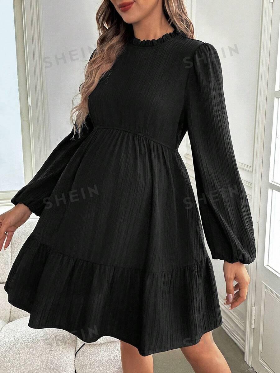 SHEIN CZARNA SUKIENKA CIĄŻOWA S06__XXL