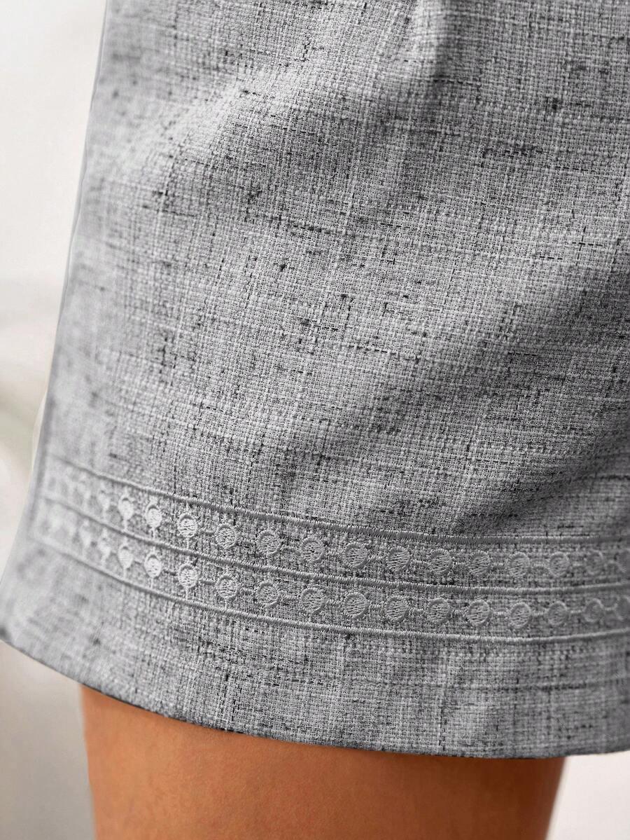 SHEIN SZARE KRÓTKIE SPODENKI S06__M