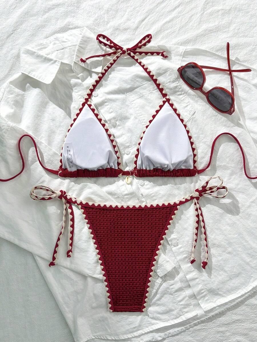 SWIM MOD DWUCZĘŚCIOWY STRÓJ KĄPIELOWY WIĄZANIE S09__L