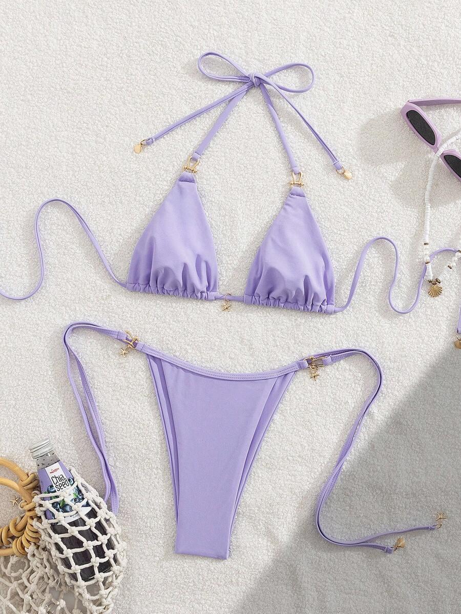 SHEIN KOSTIUM KĄPIELOWY DWUCZĘŚCIOWY S06__S