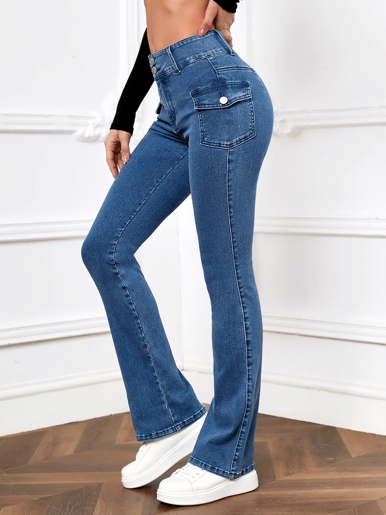 SHEIN NIEBIESKIE SPODNIE JEANS S06__M