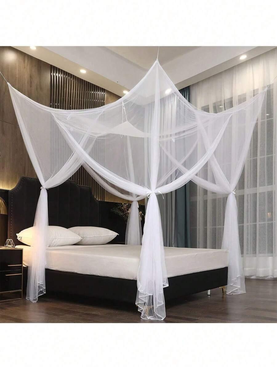 SHEIN BIAŁA MOSKITIERA NAD ŁÓŻKO S07__205X185CM