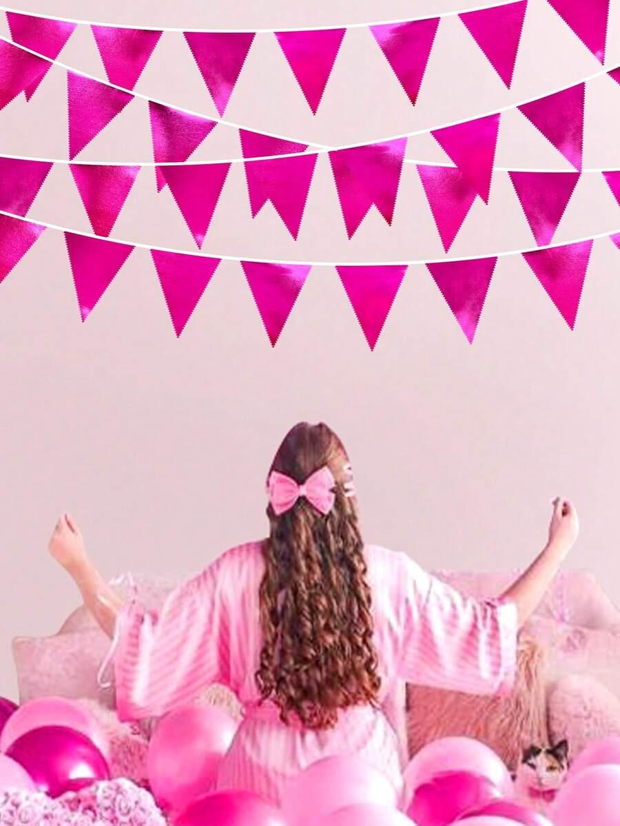 SHEIN RÓŻOWA GIRLANDA URODZINOWA S07__300CM