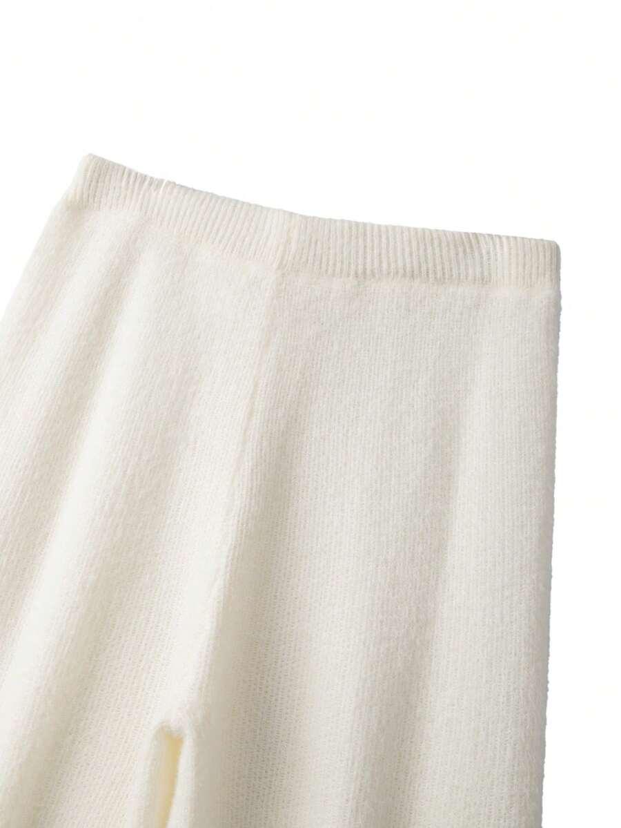 SHEIN SWETER SPODNIE KOMPLET DZIANINOWY S06__48