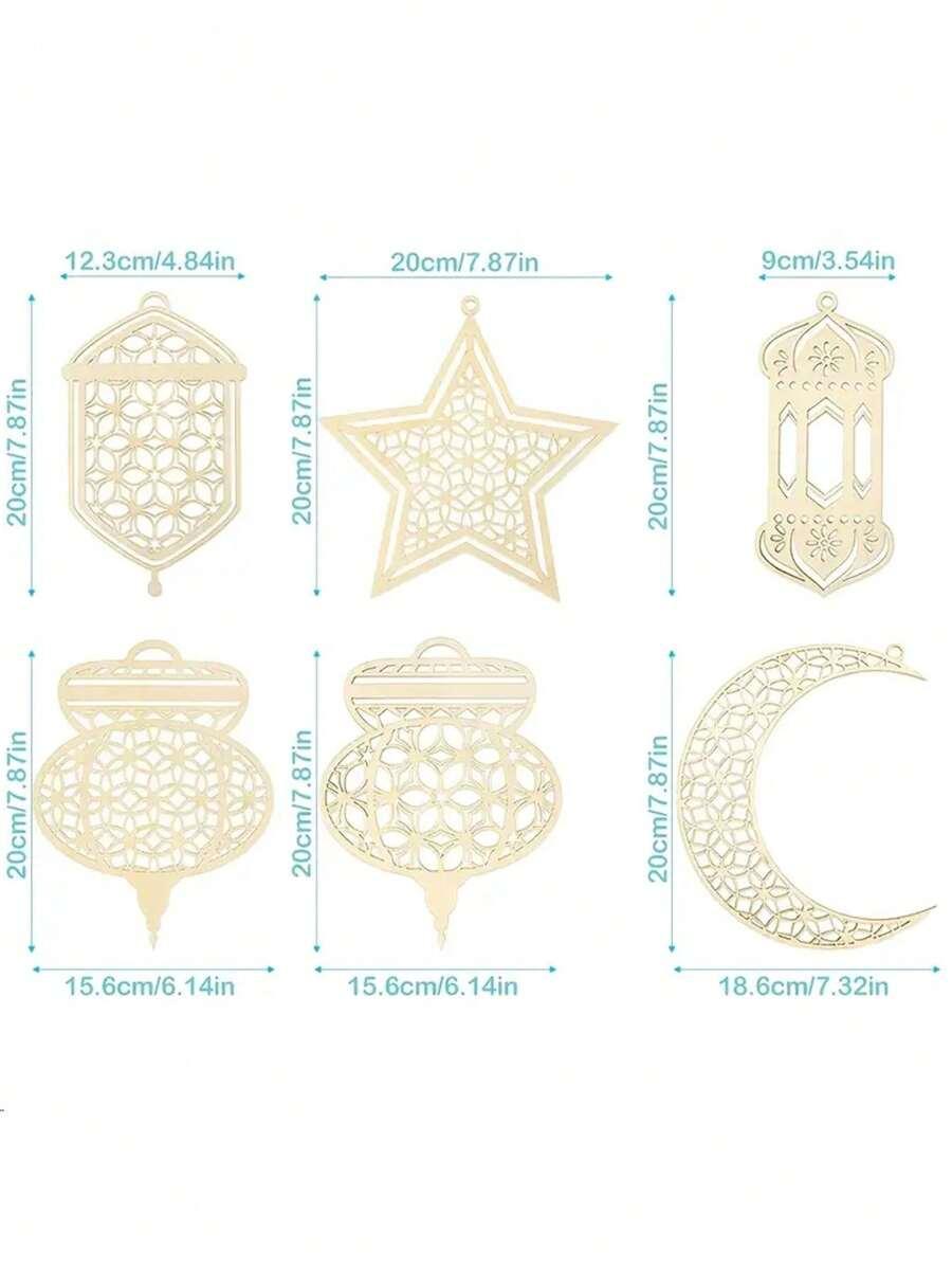 SHEIN WISZĄCE DEKORACJE 6-PACK S07