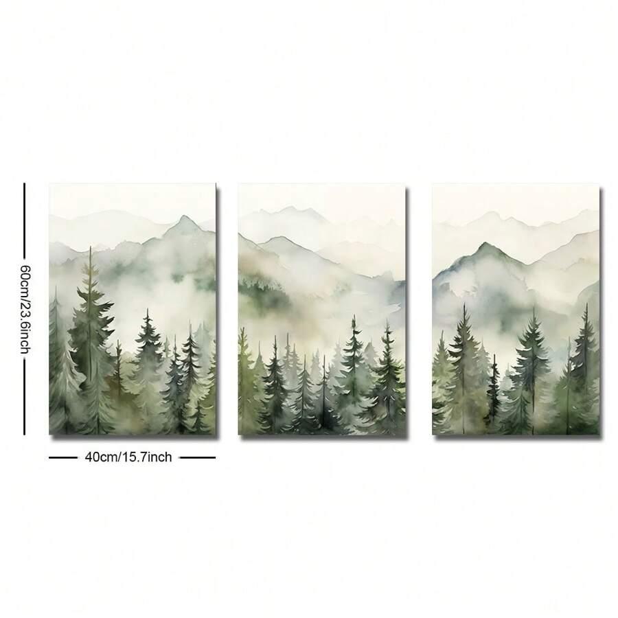 SHEIN OBRAZ DEKORACJA NAŚCIENNA 3-PACK S07__40X60CM