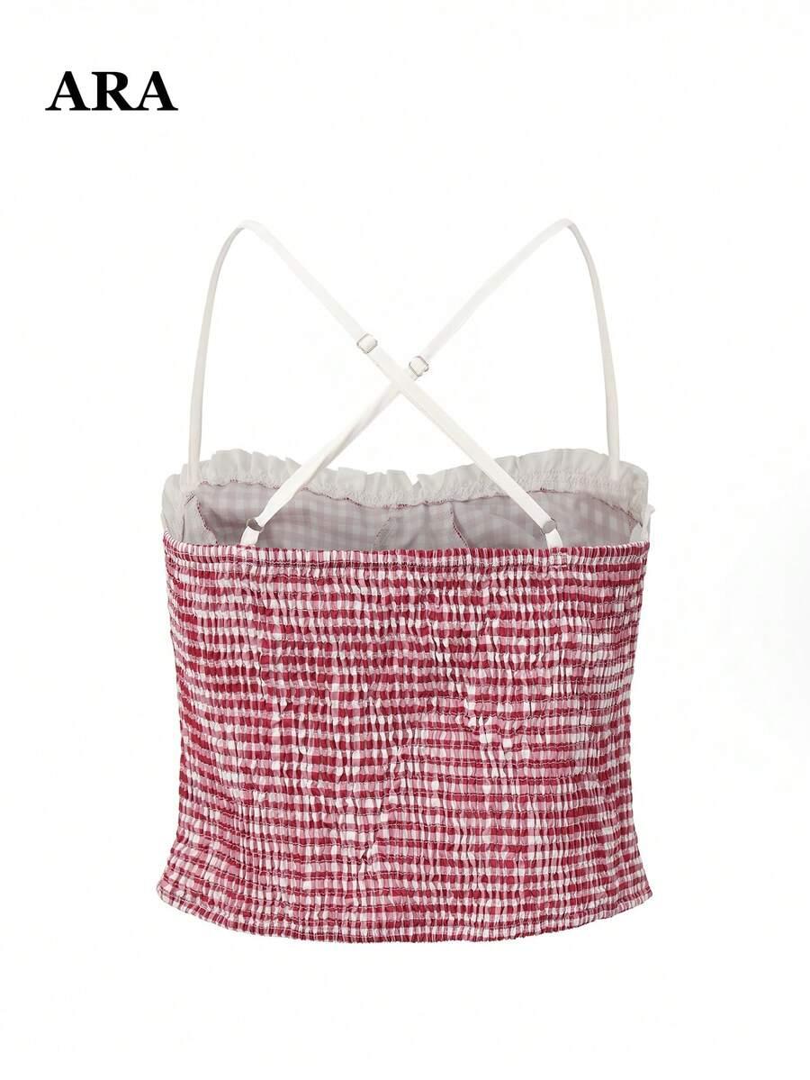 SHEIN TOP NA RAMIĄCZKACH S06__S