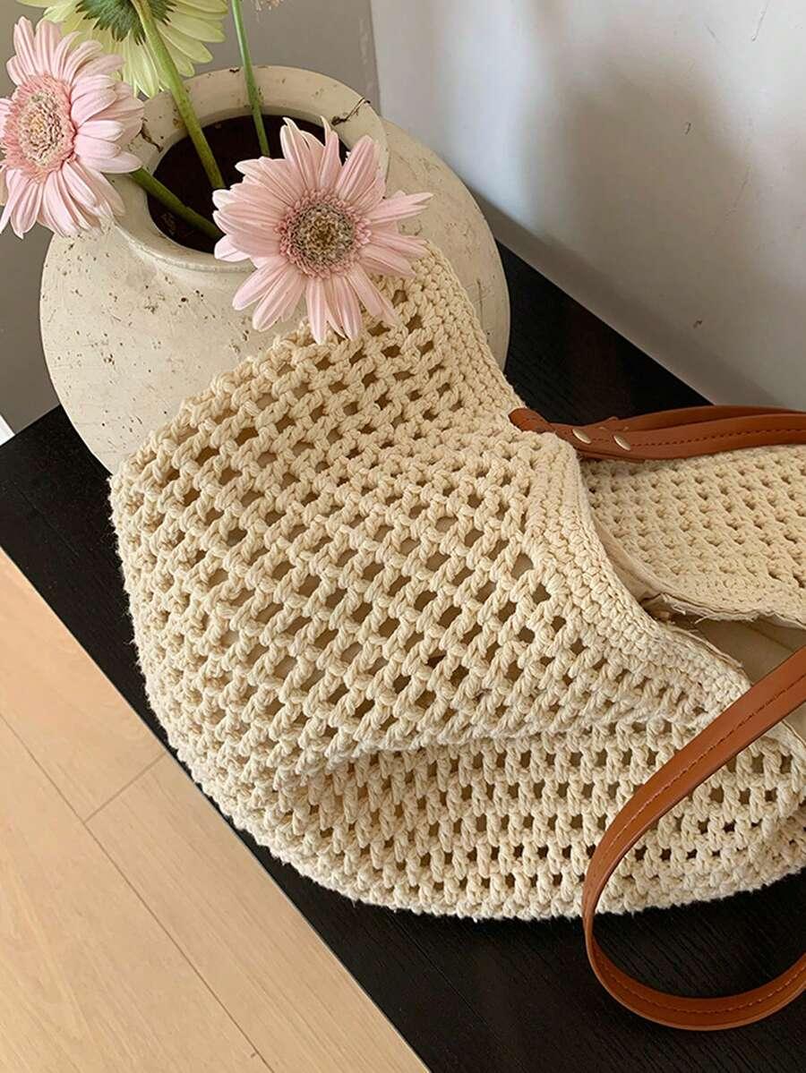 SHEIN PLECIONA TOREBKA NA RAMIĘ S07__22X32