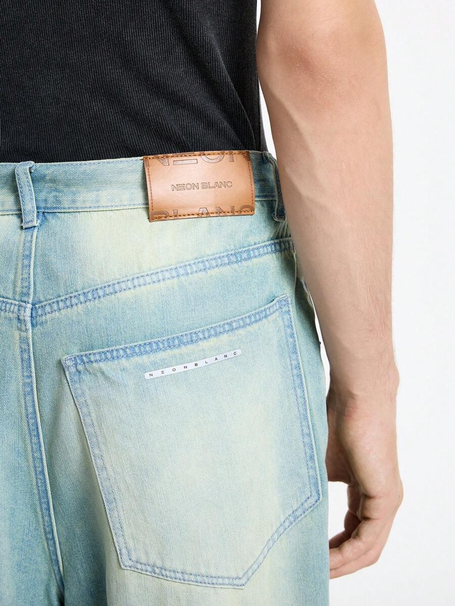 NEON BLANC SZEROKIE SPODNIE JEANS PK01__S