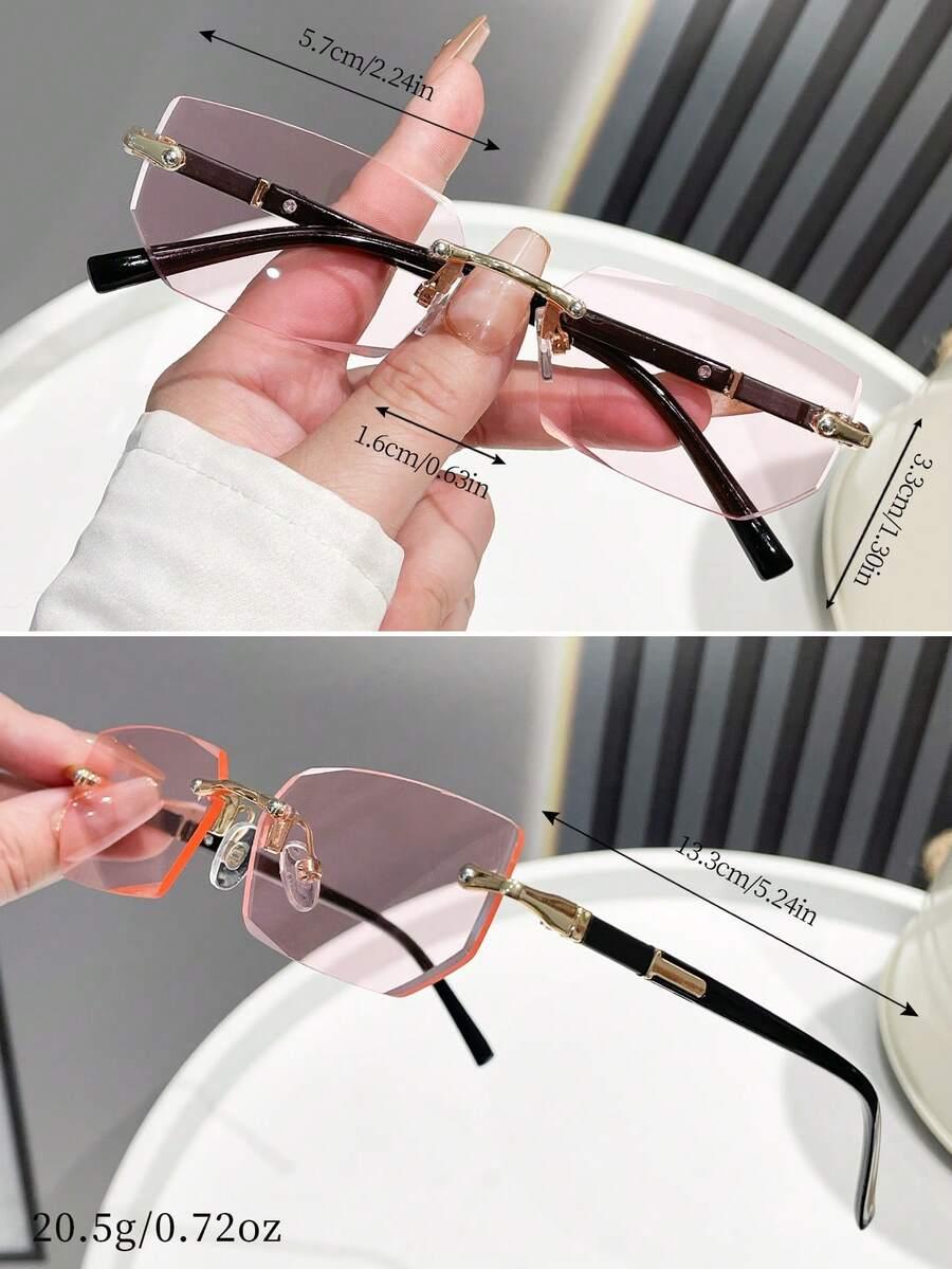 SHEIN OKULARY PRZECIWSŁONECZNE RÓŻOWE SZKŁA S07