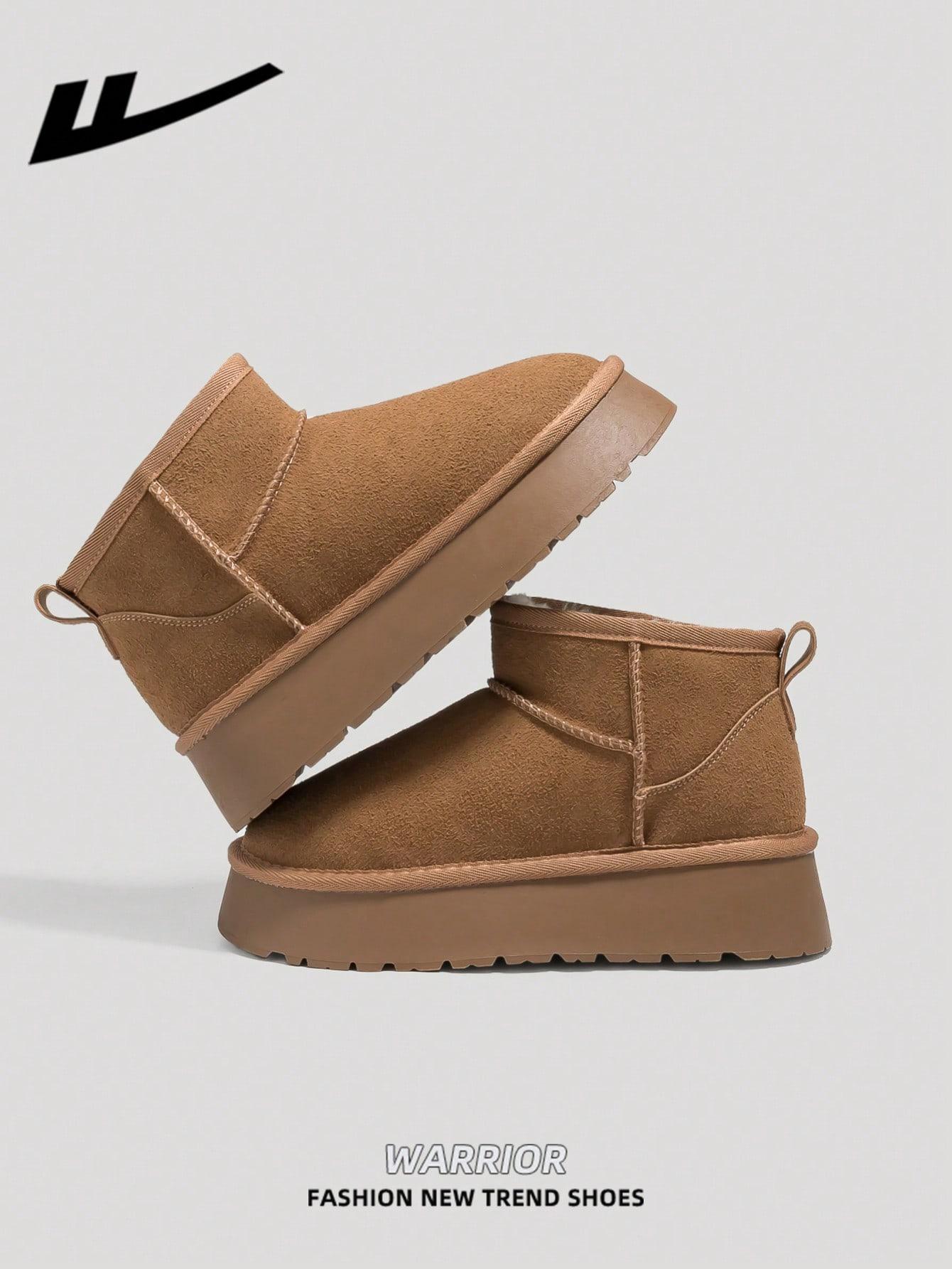 SHEIN BRĄZOWE ŚNIEGOWCE PLATFORMA W01__37,5